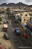 <b>ACV1010</b><br>Africa, Cabo Verde, São Vicente, Mindelo, Av. Marginal, colonial building, bay, UNESCO