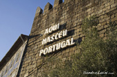 <b>GMR1079</b><br>Europa, Portugal, Guimarães, Aquí nació Portugal, Muralla
