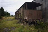 <b>IRL1009</b><br>Ireland, Limerick, Foynes, Countryside, Rural area, Rural, Railway station, Station, Rusty Wagon, Old Train, Rusty Train