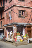 <b>NPL1033</b><br>Nepal; Kathmandu; Street; People; Shop; Seller; Building; House; Rice; Store; Neighborhood