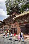 <b>NPL1035</b><br>Nepal; Kathmandu; Street; People; UNESCO; Durbar; Walk; Building; Tourist; Crowd