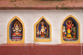 <b>NPL1046</b><br>Nepal; Kathmandu; Swayambhunath; Buddhism; UNESCO; Statue; Sculpture; Detail; Buddha; Figure