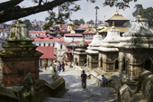 <b>NPL1063</b><br>Nepal; Kathmandu; Pashupatinath; Temple; Hinduism; People; Walk; Building; Tourist; Sacred
