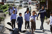 <b>NPL1100</b><br>Nepal; Kathmandu Valley; Village; Nagarkot; Kids; School; Walk; Friend; Teacher; Street; Bus; People