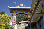 <b>NPL1109</b><br>Nepal; Kathmandu Valley; Namobuddha; Monastery; Buddhism; Door; Tiger; Prince; Decoration; Sacred