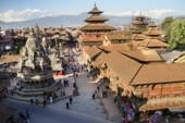 <b>NPL1144</b><br>Nepal; Kathmandu; Street; People; UNESCO; Patan; Durbar; Lalitpur; Landscape; Panorama