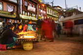 <b>NPL1165</b><br>Nepal; Kathmandu; Boudhanath Stupa; Stupa; UNESCO; Buddhism; Street; People; Walk; Crowd; Woman; Seller; Candle