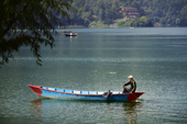 <b>NPL1184</b><br>Nepal; Pokhara; Lake; Phewa; People; Relax; Rest; Boat; Navigate; Transport; Nature