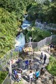 <b>NPL1186</b><br>Nepal; Pokhara; Devi's Falls; People; Troupe; Path; Nature; Falls; Forest; Television