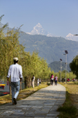 <b>NPL1195</b><br>Nepal; Pokhara; People; Walk; Lake; Path; Nature; Annapurna; Valley; Nature; Phewa