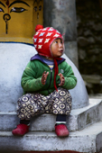 <b>NPL1211</b><br>Nepal; Himalaya; Annapurna; Trekking; Hike; People; Annapurna Circuit; Village; Ghode Pani; Ghorepani; Kid