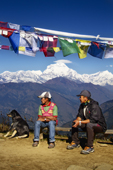 <b>NPL1224</b><br>Nepal; Himalaya; Annapurna; Trekking; Hike; People; Landscape; Path; Nature; Prayer flag; Dog; Relax; Rest; Annapurna Circuit
