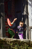 <b>NPL1231</b><br>Nepal; Tanahun; Bandipur; House; Street; Building; Village; People; Kid; Walk; Play; Game