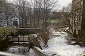 <b>OSL1007</b><br>Norvegia, Oslo, Winter, River, Akerselva, Grünerløkka, Factory, Walk, Relax, Waterfall, Trees, Nature,