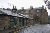 <b>SCT1007</b><br>Scotland, Highlands, Edinburgh, House, Historical center, Old Town, Building, Walking, Rain, Stone, house, Stonehouse