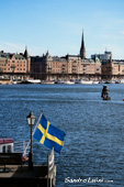 <b>STK1025</b><br>Europe, Scandinavie, Suède, Suédois, Stockholm, Baltic, Sea, Dosk, Ships, Ship, Boat, Boats, Flag