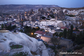 <b>TKY1029</b><br>Turquie, Cappadocia, Anatolia, Göreme, Sunset, Night, Town, House, Hotel, View, Landscape